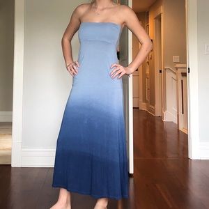 Maxi ombré blue dress or skirt!!